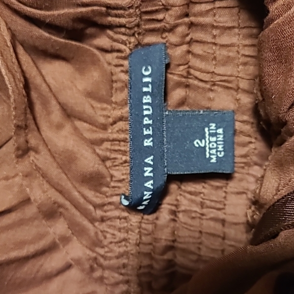 Banana republic embroidered empire waist dress sz 2 - Picture 8 of 8